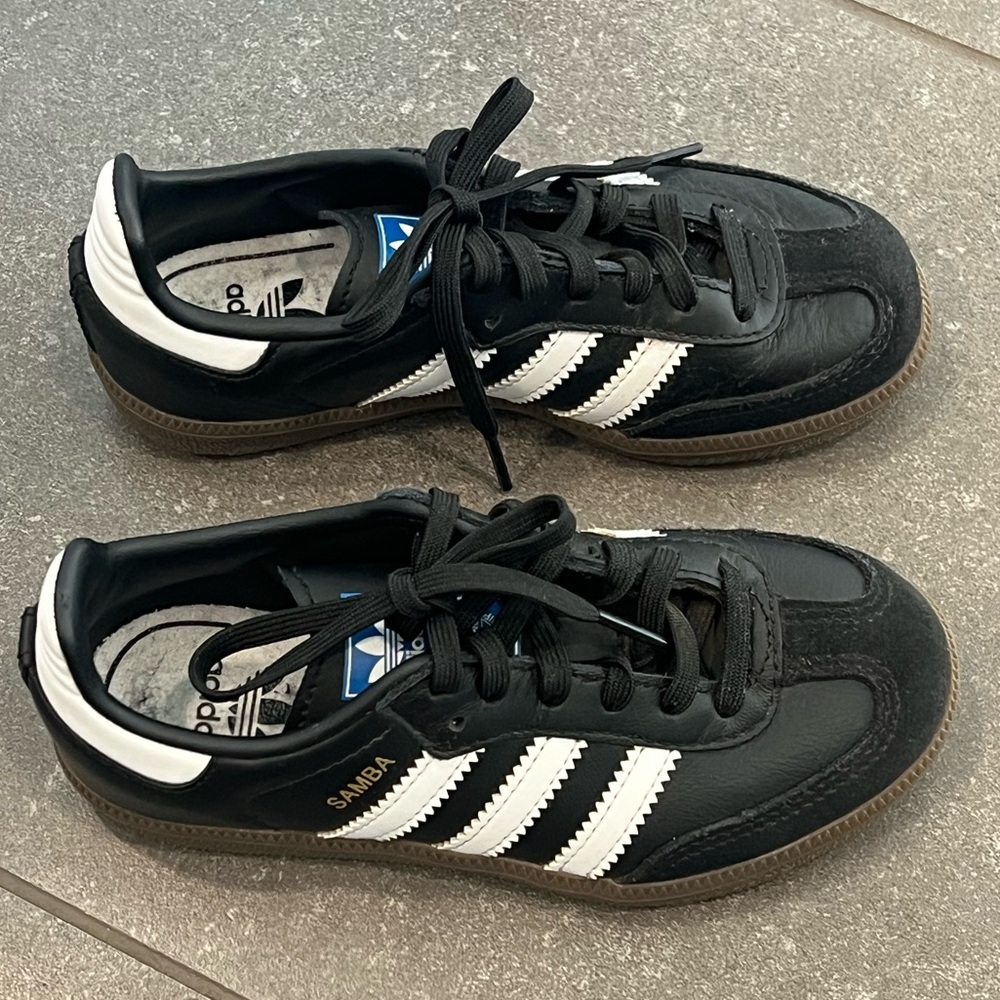 Adidas Kids Samba Black Sneakers